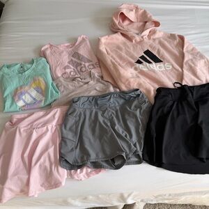 Bundle Girls Activewear Sizes 10-14 | 4 Adidas + 2 Athleta Girl + 1 Athleta XXS